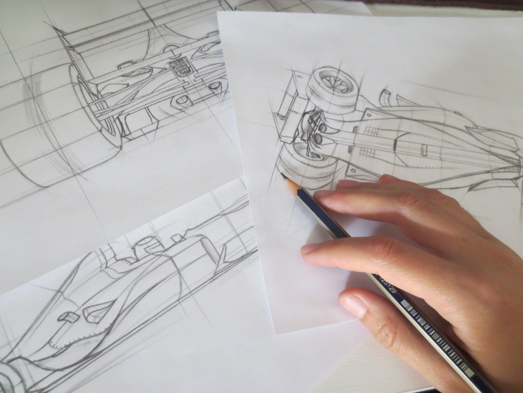 Hand Drawing — Future F1 Project